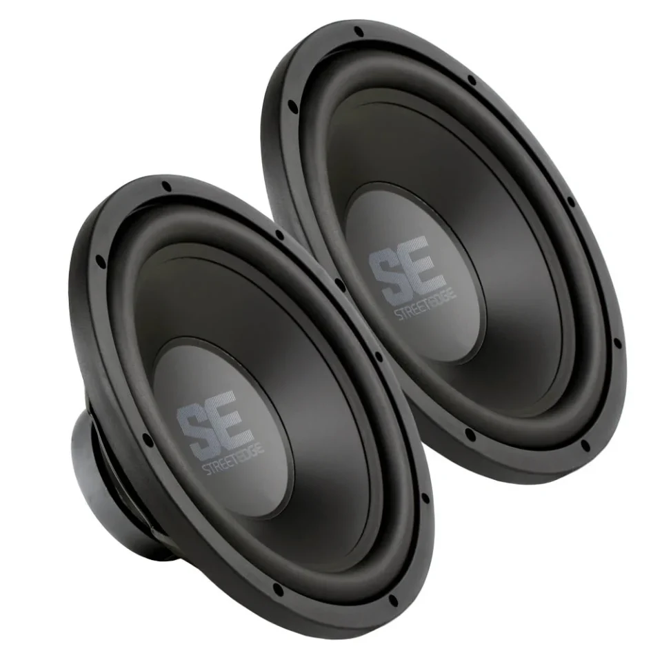 Baking 2 Pack Memphis Audio 12 Subwoofer 250 Watts RMS 4 Ohm Street Edge Series SE1240