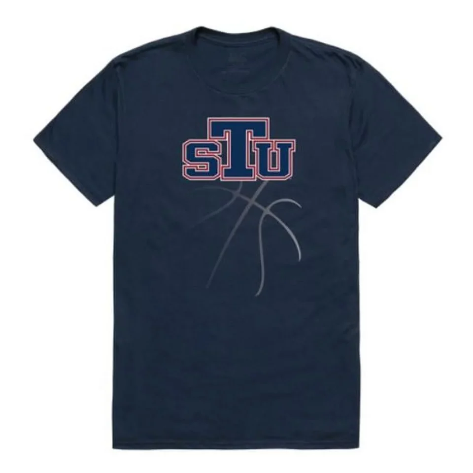 Cooking Popular St. Thomas University Bobcats College Basketball T-Shirt, Navy - Medium