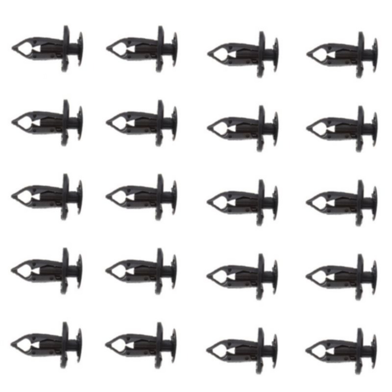 Frosted Baking Nylon Black fender bumper fastener car clips(21030249)