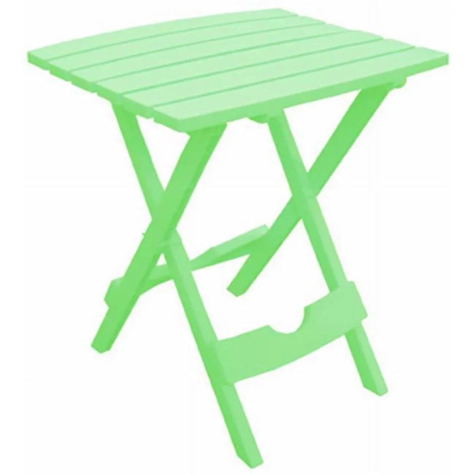 Cleaning 8500-08-3731 Quik Fold Portable Resin Side Table - Summer Green