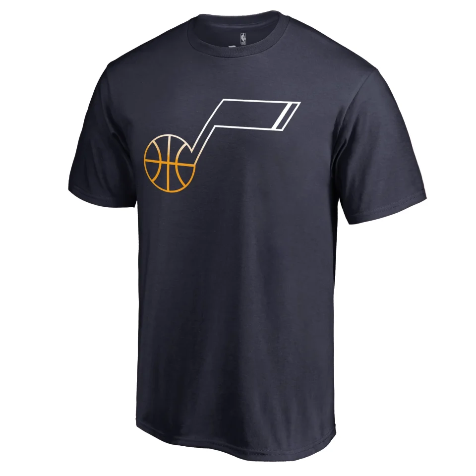 Portable Men's Fanatics Branded Navy Utah Jazz Gradient Logo T-Shirt