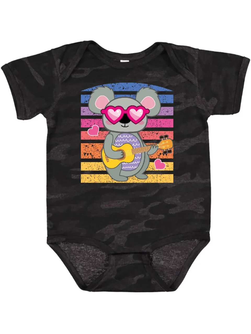 Office Inktastic Australian Koala Cool Sunset Girls Baby Bodysuit