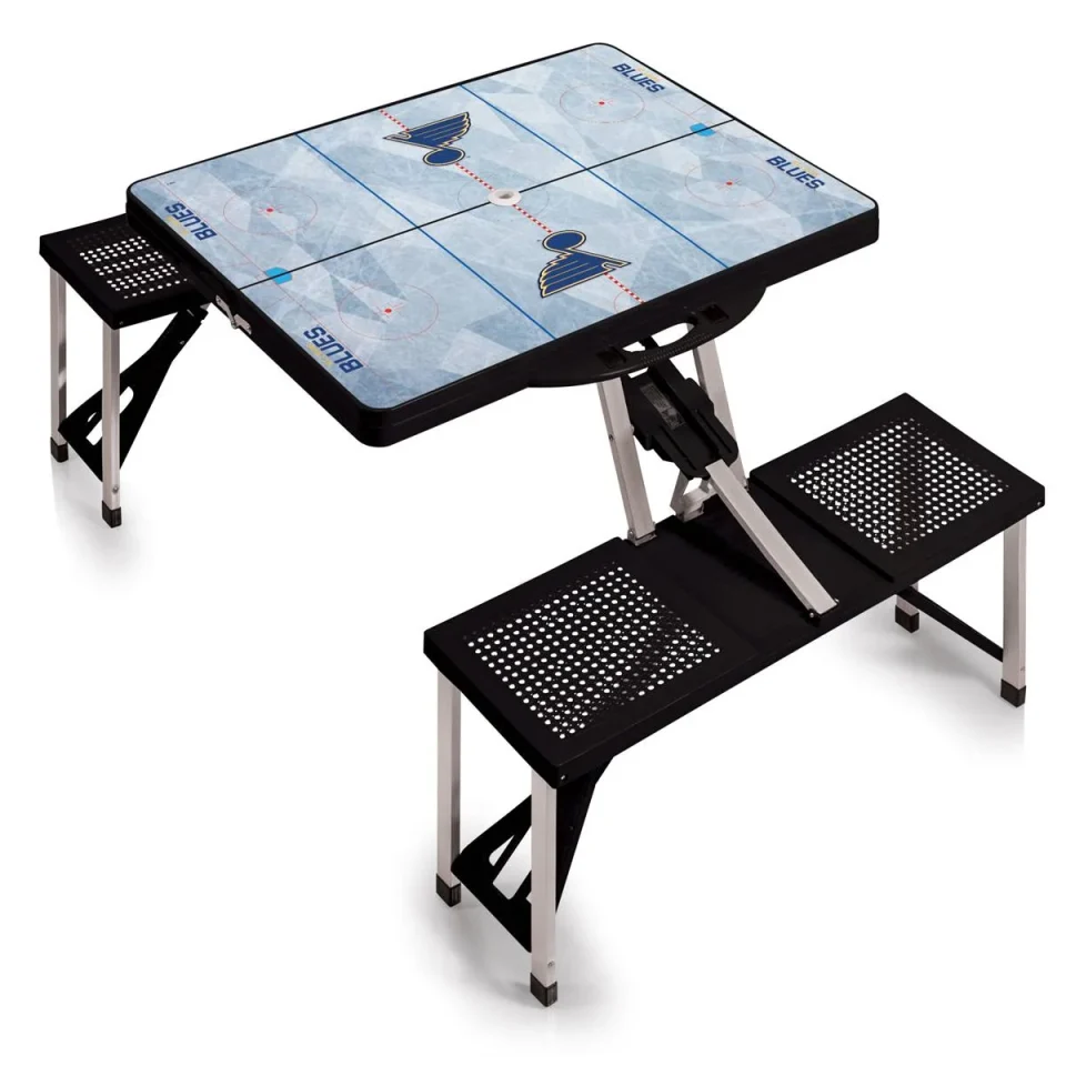 Premium Cleaning St Louis Blues Portable Folding Picnic Table
