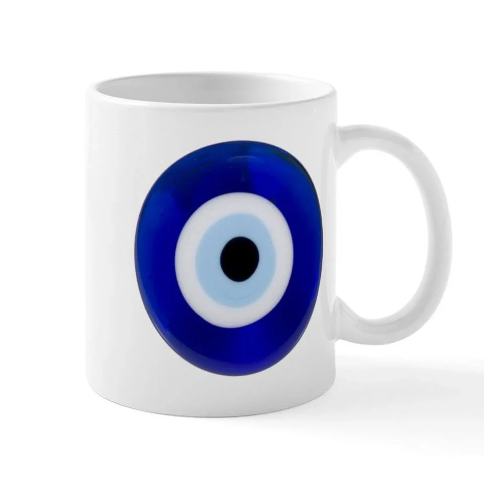 Popular CafePress - Nazar Amulet Evil Eye Protection Mugs - 11 oz Ceramic Mug - Novelty Coffee Tea Cup