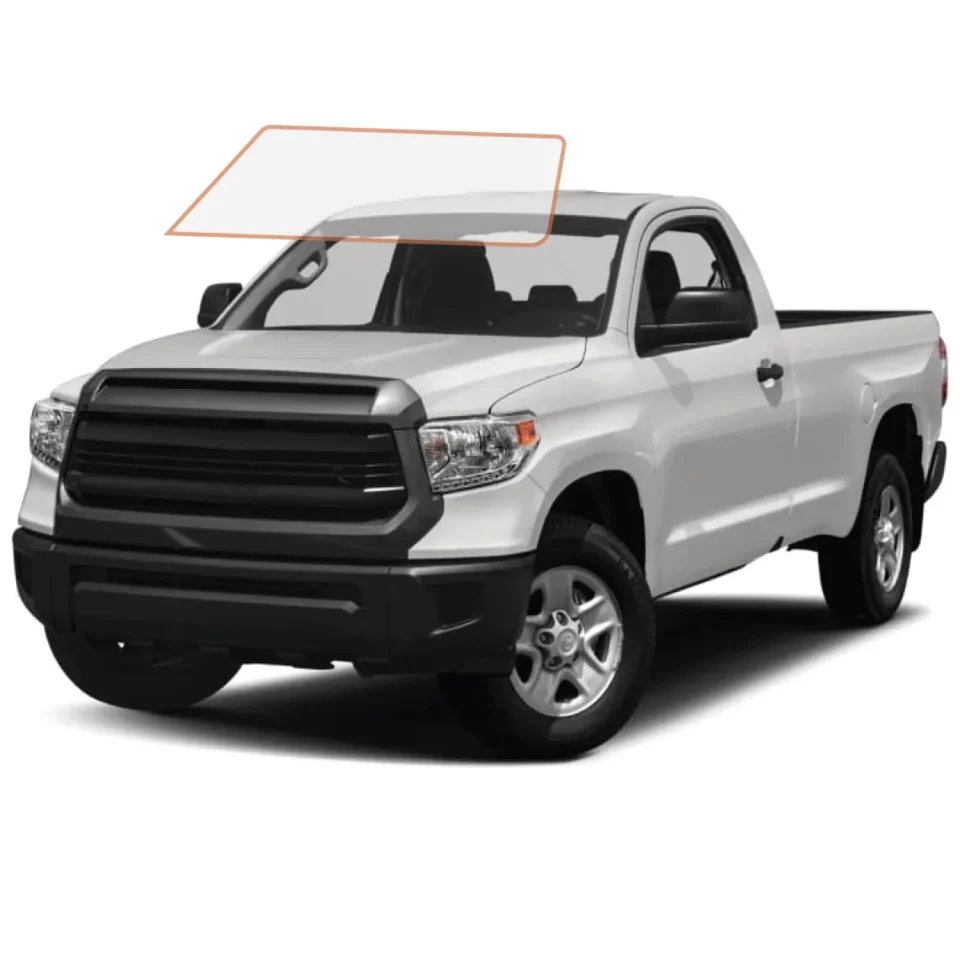 Bamboo MotoShield Pro Premium Professional 2mil Precut Ceramic Window Tint Film for 2007-2021 Toyota Tundra Standard Cab ﾡﾪ (Front Windshield 75%) + Lifetime Warranty
