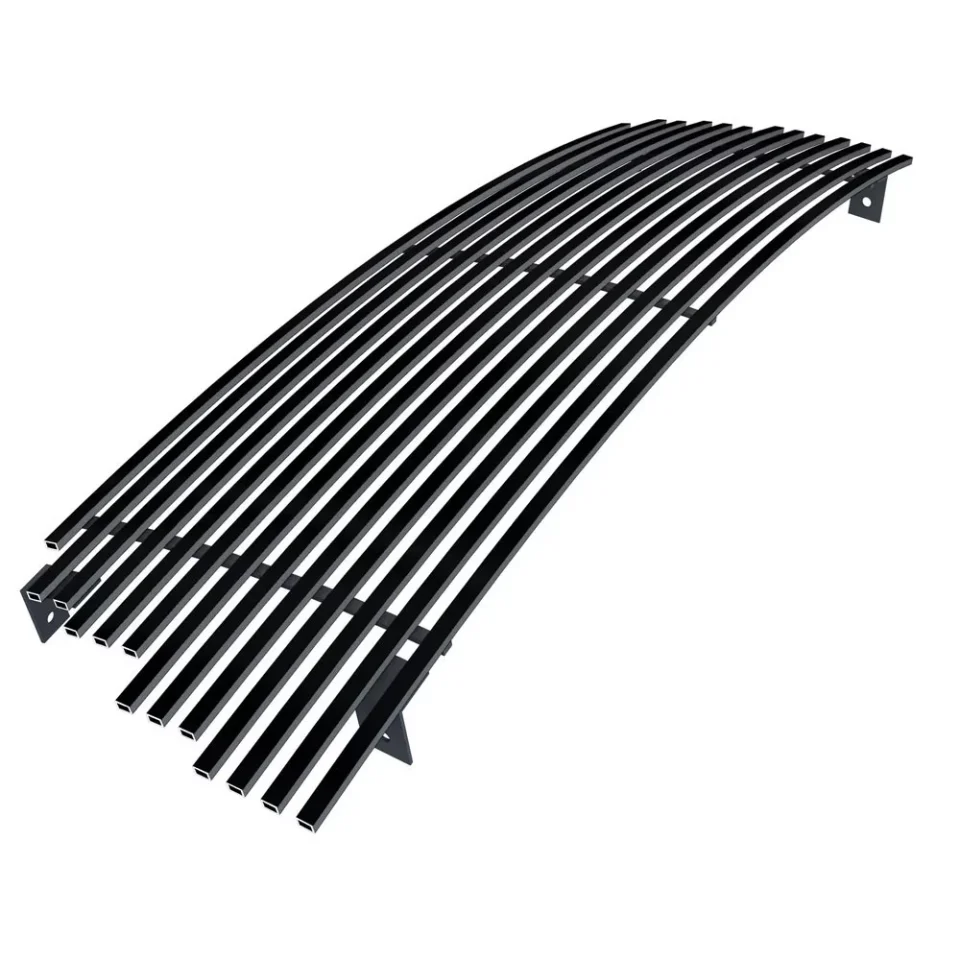 Frosted Popular APS Compatible with GMC Canyon 2004-2012 Main Upper Stainless Steel Black 8x6 Horizontal Billet Grille Insert G85474J