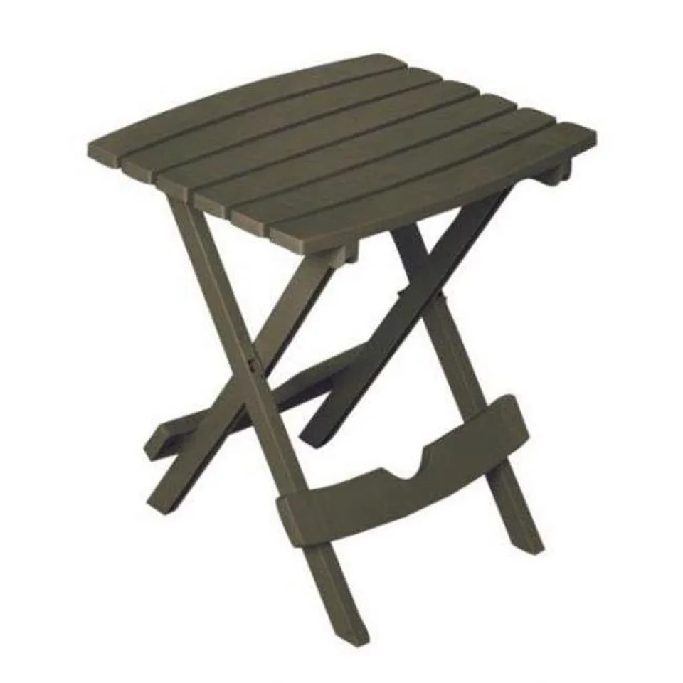 Value 8510603734 Quick Fold Side Table, Earth Brown