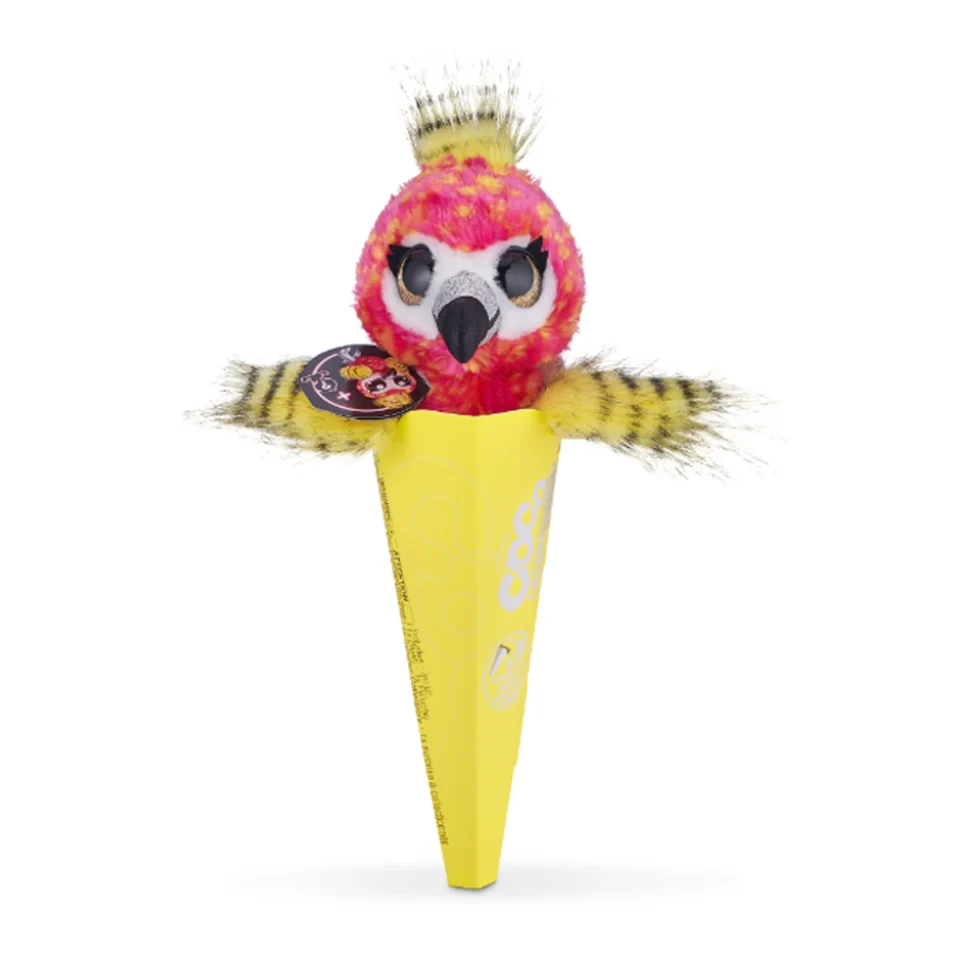 Pure Cooking Coco Cones Surprise Neon Series Fliss Animal Plush Toy by ZURU