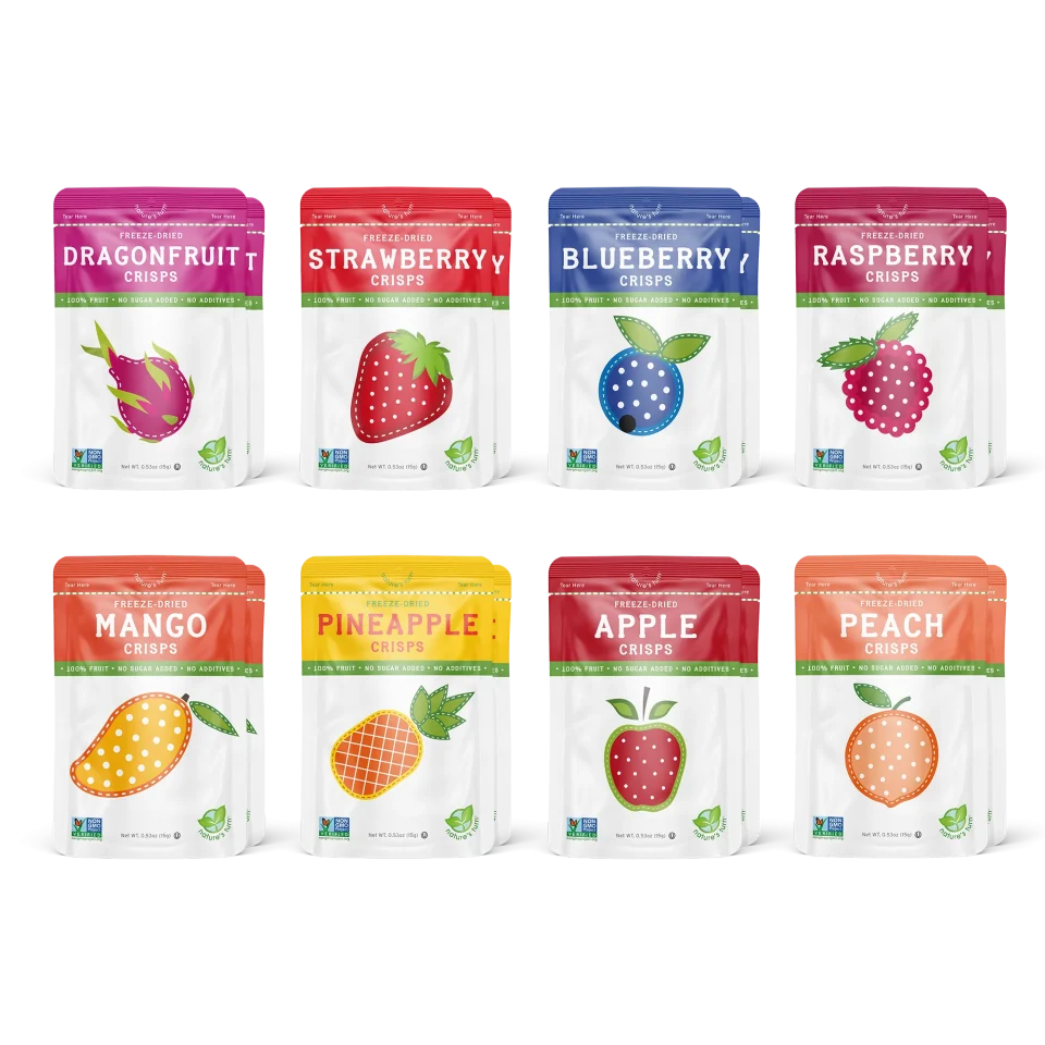 Ultimate Gift-Ready Natureﾡﾯs Turn Freeze Dried Superfruit Crisps Variety Pack, 16 Pack, 0.53oz