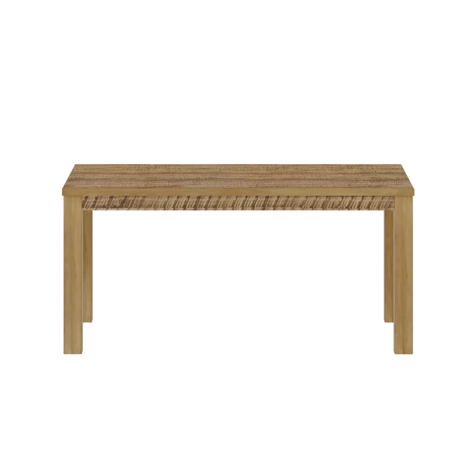 Upgraded Yes4wood 63 Inches Solid Wood Dining Table for 6, Small Kitchen Table, Dinner Table Breakfast Table
