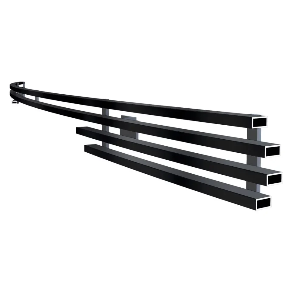Frosted Polished APS Compatible with Dodge Ram 1500 2009-2012 Pickup Lower Bumper Stainless Steel Black Bumper Billet Grille D66725J