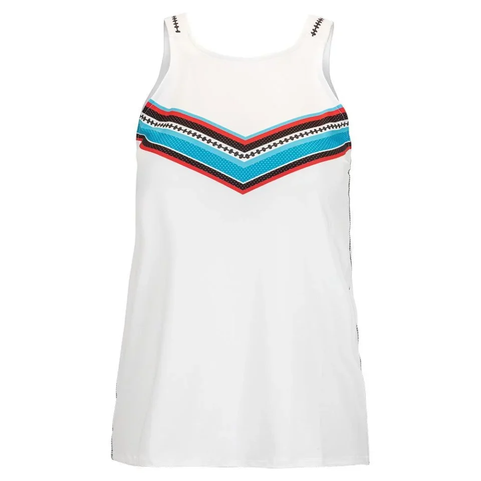 Baking Women's Lucky in Love Color Block Tie Back Shirt
