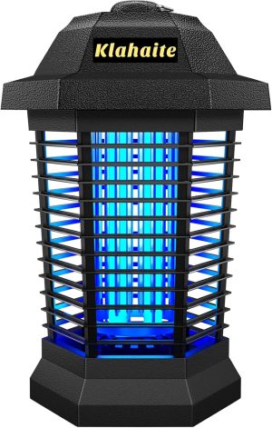 Silicone Mosquito Repellent Outdoor Lantern. Klahaite Bug Zapper Outdoor. Electric Mosquito Zapper. Fly Zapper Indoor Fly Traps