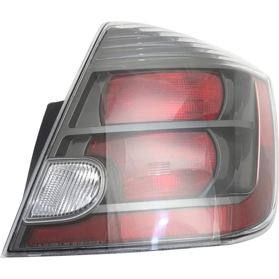 Bamboo CAPA Tail Light Black Interior RH For 10-12 Nissan Sentra SR/SE-R/SE-R Spec V