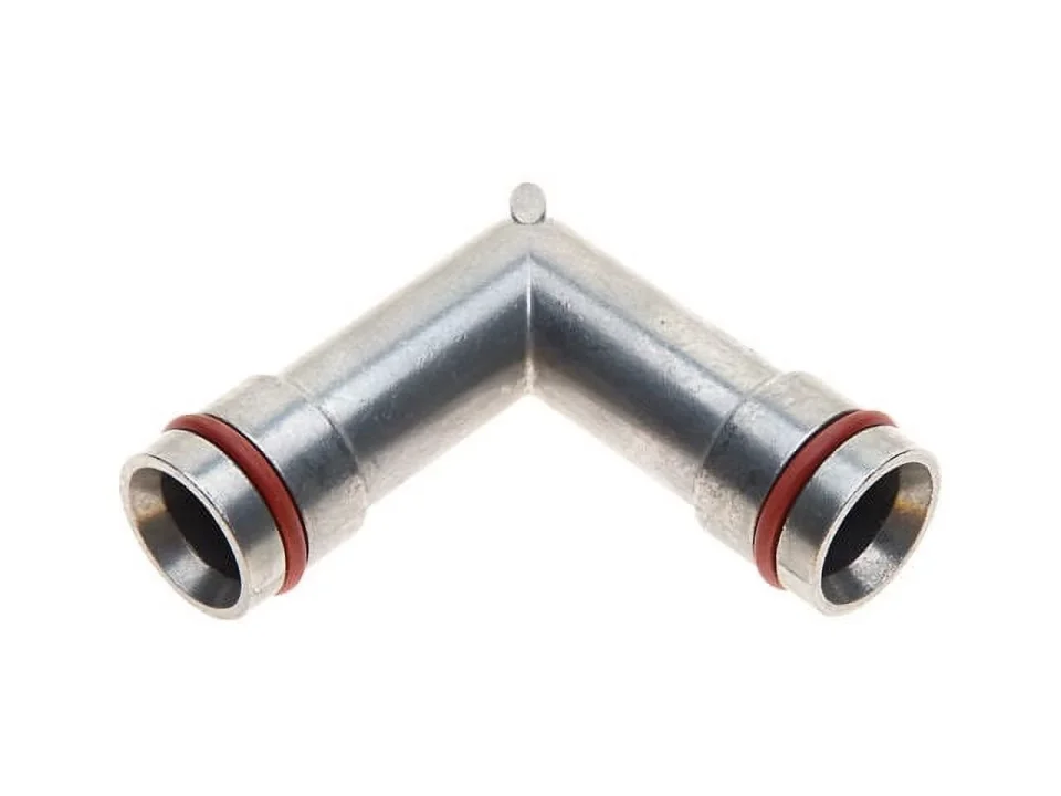 Stainless Steel Space-Saving Coolant Elbow - Upper Heater Hose Connector - Compatible with 2005 - 2009 Buick LaCrosse 3.8L V6 GAS 2006 2007 2008