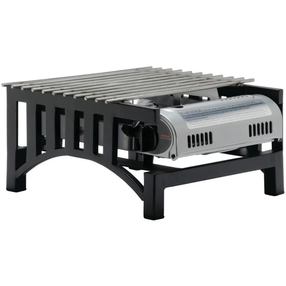 Polished Gift-Ready Mission Butane Stove Frame, 14 Width X 12 Depth X 7 Height, Black