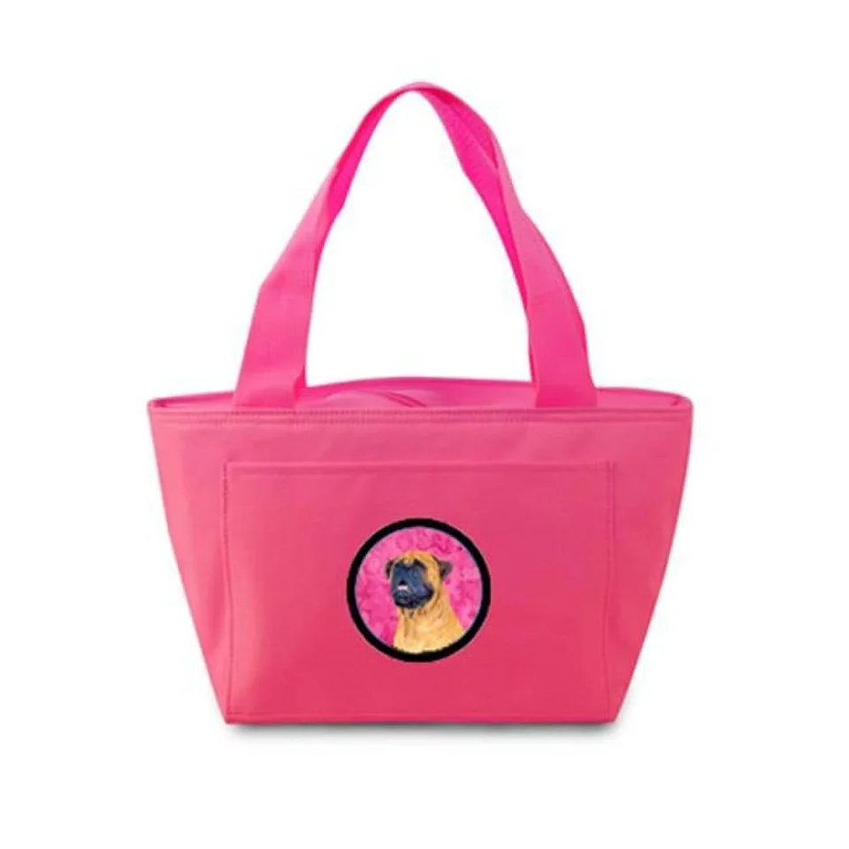 Cooking Pink Mastiff Zippered Insulated School Washable And Stylish Lunch Bag Cooler